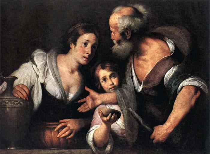 Bernardo Strozzi Prophet Elijah and the Widow of Sarepta Sweden oil painting art